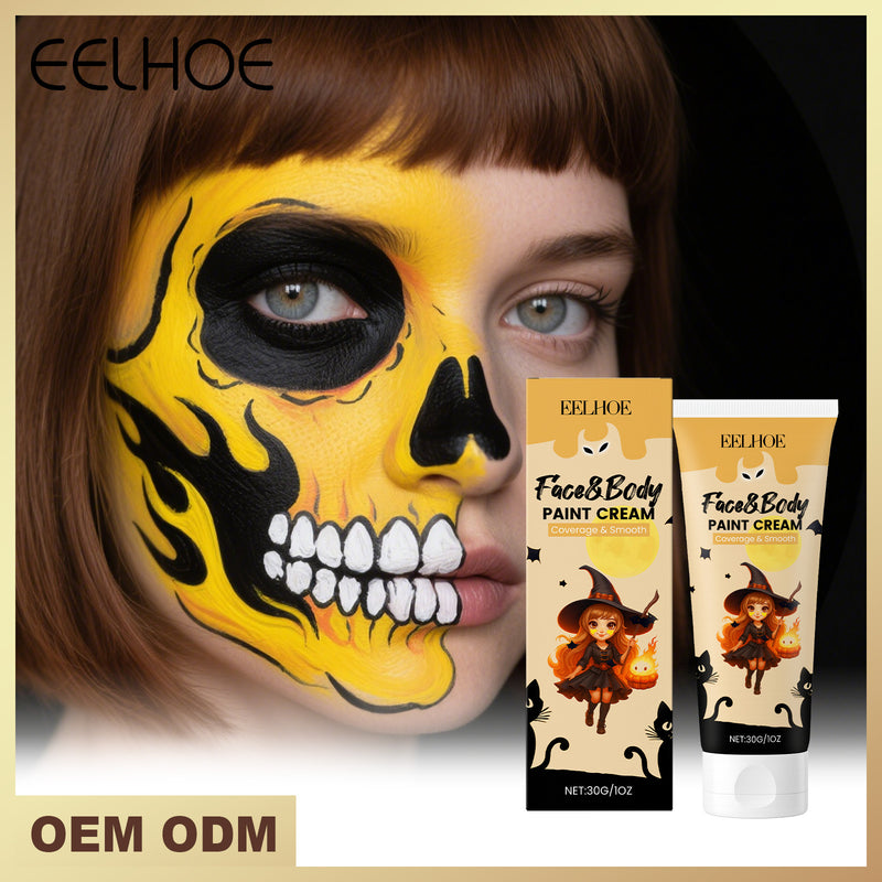 Halloween Face & Body Paint Cream – Full Coverage, 30g