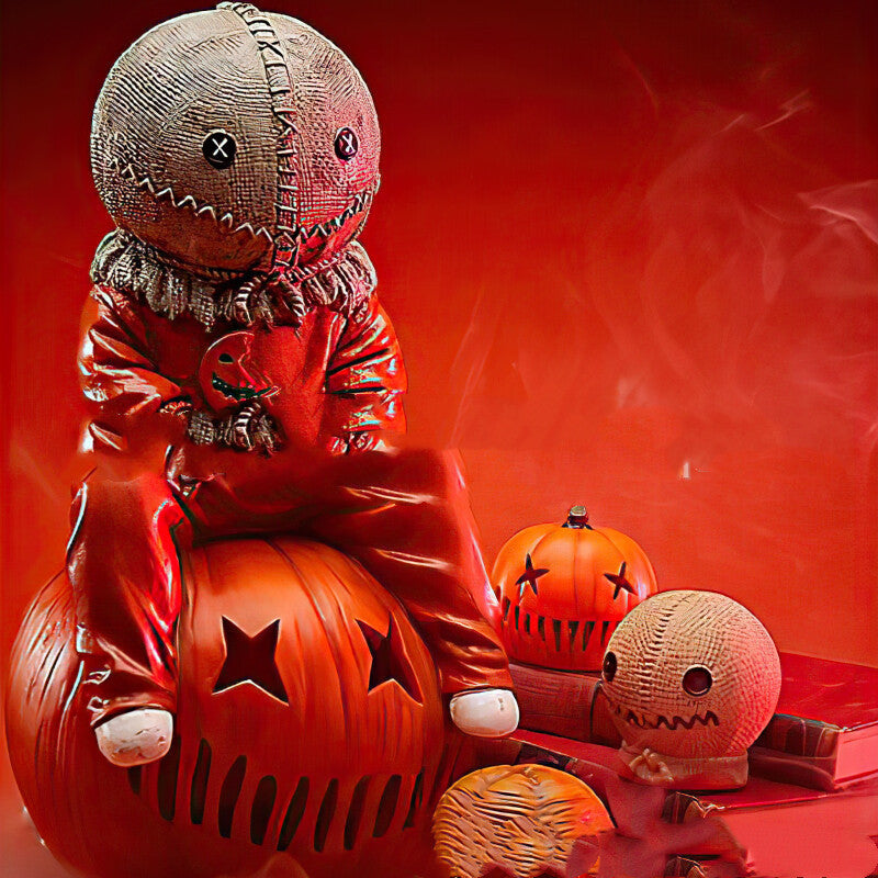 Light-up horror character resin figure – Halloween decor