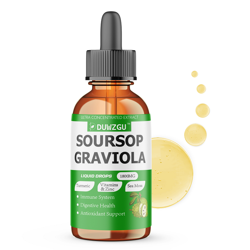 Soursop & Lychee Herbal Drops – 60ml Liquid Supplement