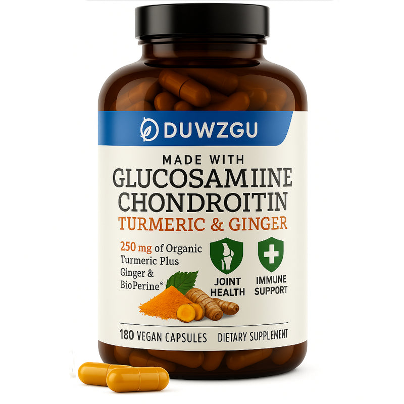 Glucosamine Chondroitin & Turmeric Tablets – Joint Support, 180 Count
