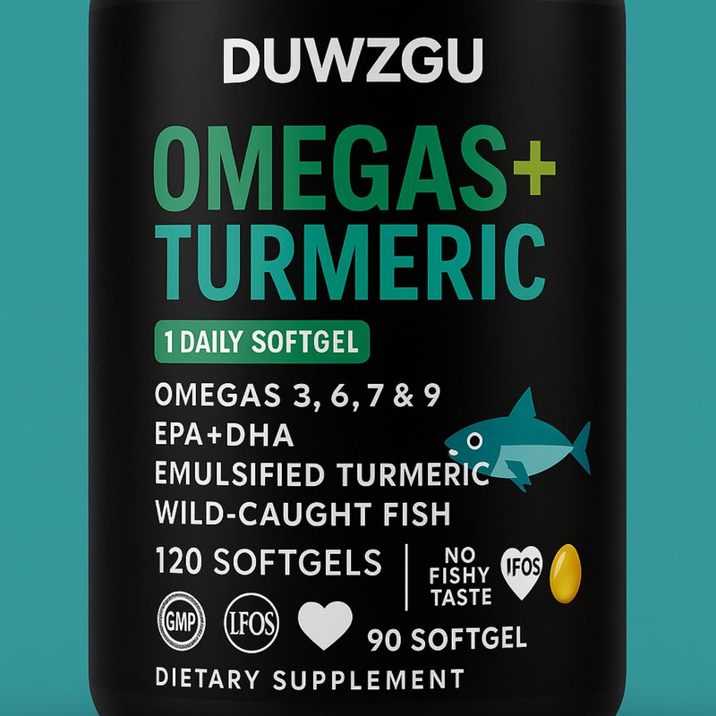 Omega-3 Fish Oil Softgels – 1200mg, 160 Capsules