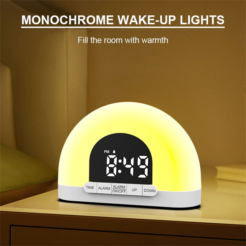 Sunrise Alarm Clock – Wake-Up Light with Simulated Sunrise & Digital Display