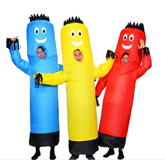 Inflatable Halloween Costume for Adults – Funny Blow-Up Suit with Fan