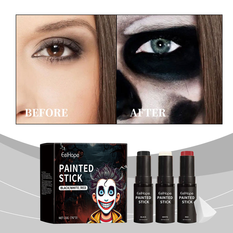 Body Paint Stick Set – Full-Coverage Cosplay & Halloween Makeup Crayons