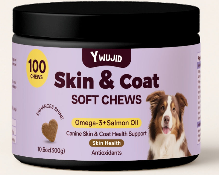 Skin & Coat Soft Chews for Pets – 300g