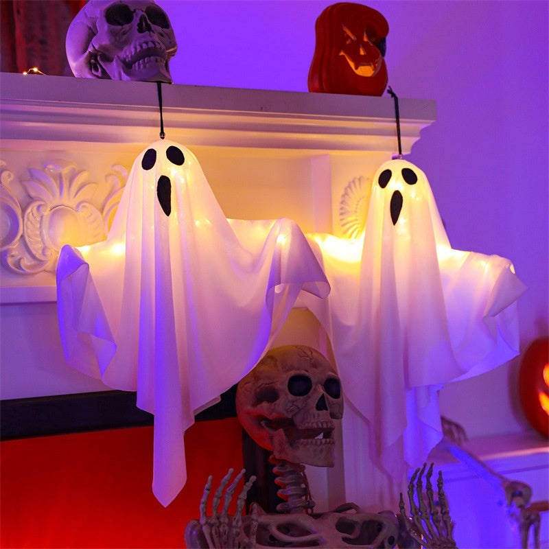 Glowing Halloween Scream Ghost Decoration – Light-Up Spooky Party Prop