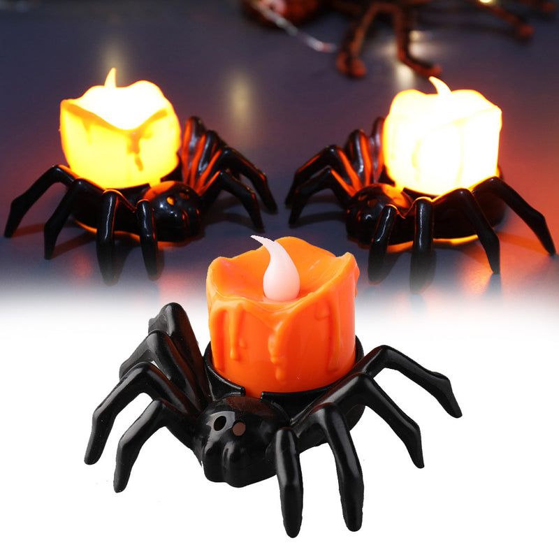 Halloween Spider Candlestick Ornament – Table Decoration