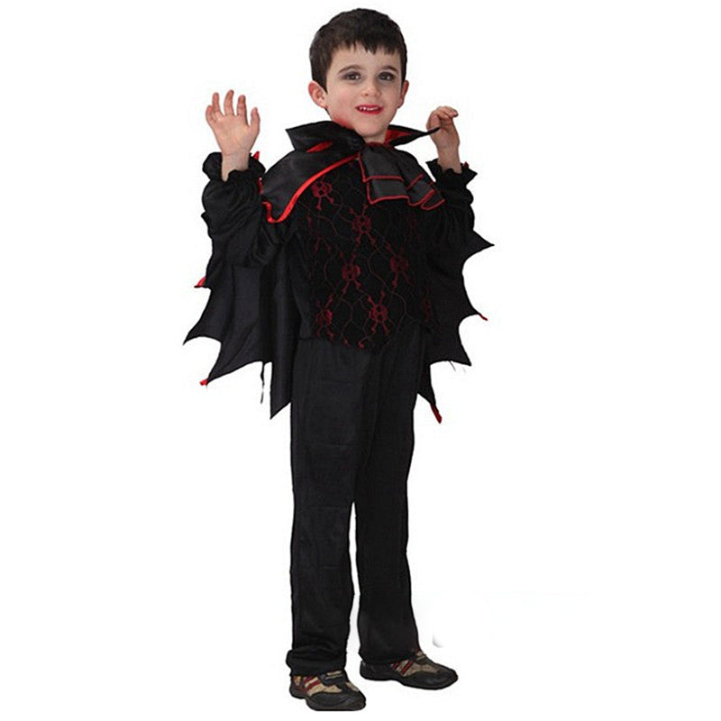 Kids' Black Halloween Costume – Trick-or-Treat Dress-Up Outfit