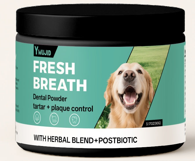 Pet Dental Powder – Fresh Breath for Dogs & Cats